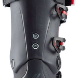 Lange LX 120 HV Ski Boots 2024 - Black ski boots with red accents and a white logo on the side.