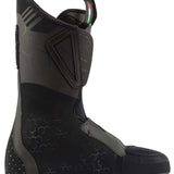Lange Shadow 120 LV Ski Boots 2024 - Black ski boots with a textured pattern on the side and silver buckles.