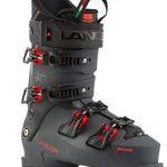Lange Shadow 120 MV Ski Boots 2024 - Black ski boots with red accents and buckles.