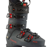 Lange Shadow 120 MV Ski Boots 2024 - Black ski boots with red accents and buckles.