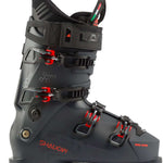 Lange Shadow 120 MV Ski Boots 2024 - Black ski boots with red accents and buckles.