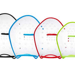 TYR Catalyst Stroke Training Paddles - White paddles with blue and red accents on the handles.