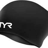 TYR Long Hair Wrinkle-Free Silicone Adult Swim Cap