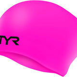TYR Long Hair Wrinkle-Free Silicone Adult Swim Cap