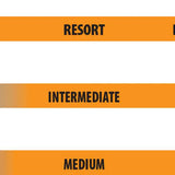 Lib Tech Golden Orca Snowboard 2025 - A snowboard with a golden-colored base and white accents, featuring a unique design on its top surface.