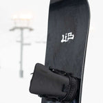 Lib Tech Skunk Ape Camber Snowboard 2025 - Black snowboard with white logo on top.