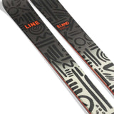 Line Blend Skis 2024 - Black skis with a gray pattern of lines and shapes.