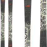 Line Blend Skis 2024 - Black skis with a white pattern of various shapes and lines.