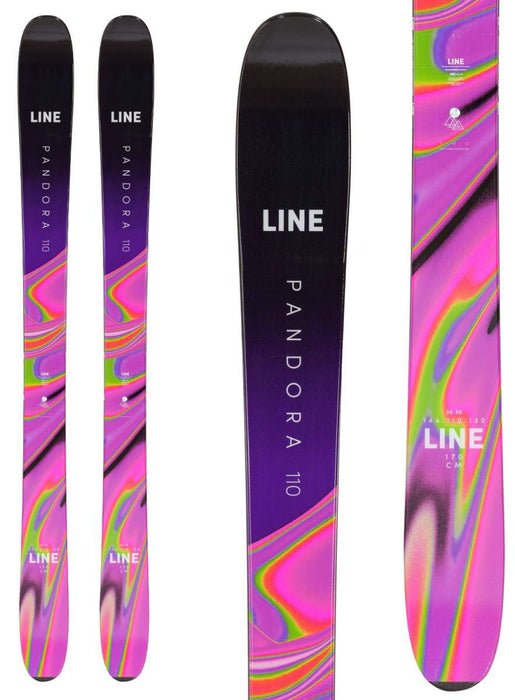 Line Ladies Pandora 110 Flat Ski 2022-2023