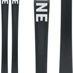 Line Women's Pandora 94 Skis 2024 - Black skis with white lettering on top.