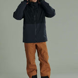 Liquid Anton Pro Stretch Jacket 2022-2023 - A black jacket with a high collar and zippered pockets on either side.