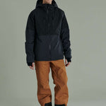 Liquid Anton Pro Stretch Jacket 2022-2023 - A black jacket with a high collar and zippered pockets.