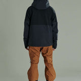 Liquid Anton Pro Stretch Jacket 2022-2023 - A black jacket with a high collar and zippered pockets on either side.