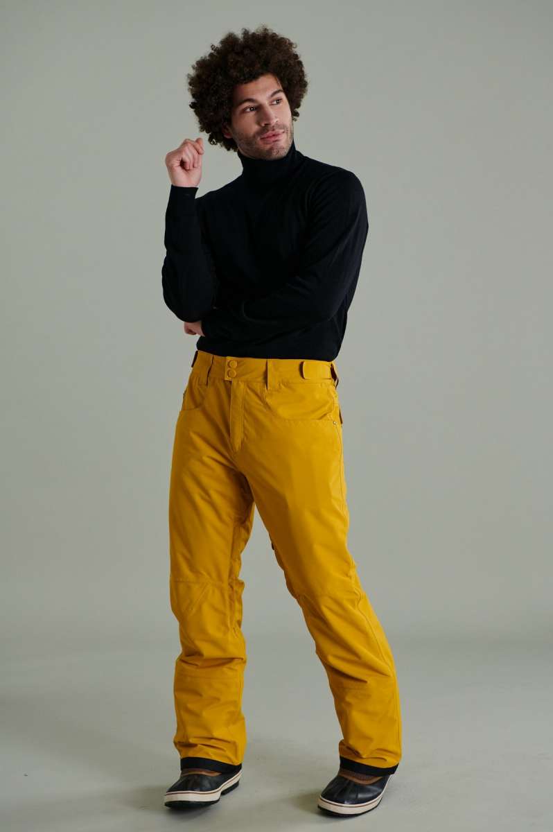 Liquid Express Insulated Pants - Black insulated pants with zippered pockets on sides and back.