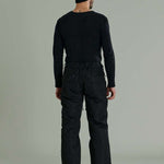 Liquid Express Insulated Pants - Black insulated pants with a zippered ankle pocket on the right leg.