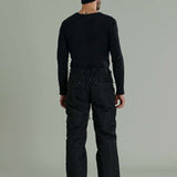 Liquid Express Insulated Pants - Black insulated pants with a zippered ankle pocket on the right leg.