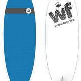 Liquid Force Wake Foamie Micro Mal 2023 - White foam board with a black strap and white logo on top.