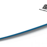 Liquid Force Wake Foamie Micro Mal - White foam board with a black fin on top.