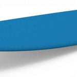 Liquid Force Wake Foamie Micro Mal - A blue foam surfboard with a black fin on its underside.
