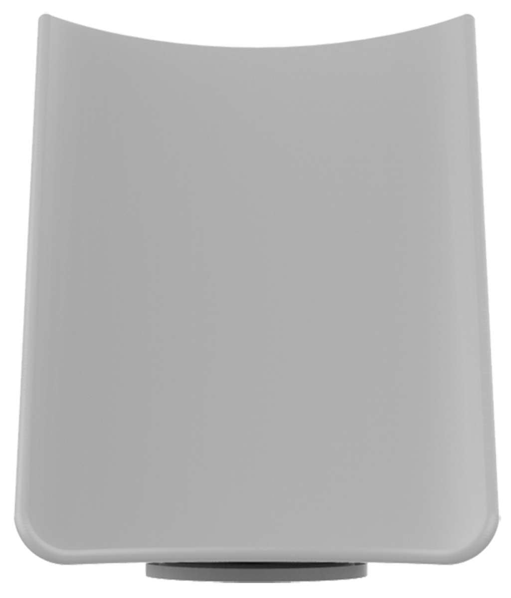 Liquid Force Wakesurf Edge Pro 2 2023 - A black wakesurf board with a white logo and a fin on the bottom.