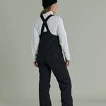 Liquid Ladies Celeste Insulated Bib 2022-2023 - Black bib with a white logo on the left leg and black straps.