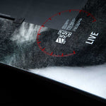 Endeavor Live Snowboard 2020 - White snowboard with black logo on top left corner of board.