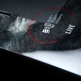 Endeavor Live Snowboard 2020 - White snowboard with black logo on top left corner of board.