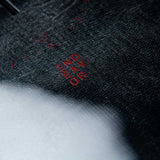 Endeavor Live Snowboard 2020 - A black snowboard with a white logo and red lettering on the top left corner.