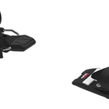 Look NX 10 GW Ski Bindings 2022-2023 - Black ski bindings with silver hardware and white lettering.