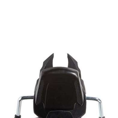 Marker Griffon 13 ID Ski Bindings 2024 - Black bindings with silver hardware and a textured pattern on the straps.