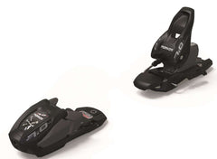 Marker Junior's 7.0 Ski Bindings 2023 - Black bindings with white lettering and a red logo on top.