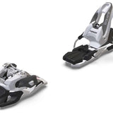 Marker Squire 10 Ski Bindings 2024 - White bindings with black straps and a silver metal bracket.
