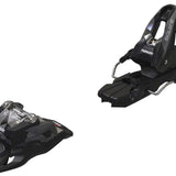 Marker Squire 10 Ski Bindings 2024 - Black bindings with silver hardware and white lettering on top plate.