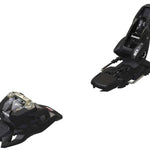 Marker Squire 11 Ski Bindings 2023 - Black bindings with silver hardware and a black plastic base plate.