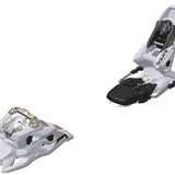 Marker Squire 11 Ski Bindings 2023 - Black bindings with silver screws and a white logo on top.