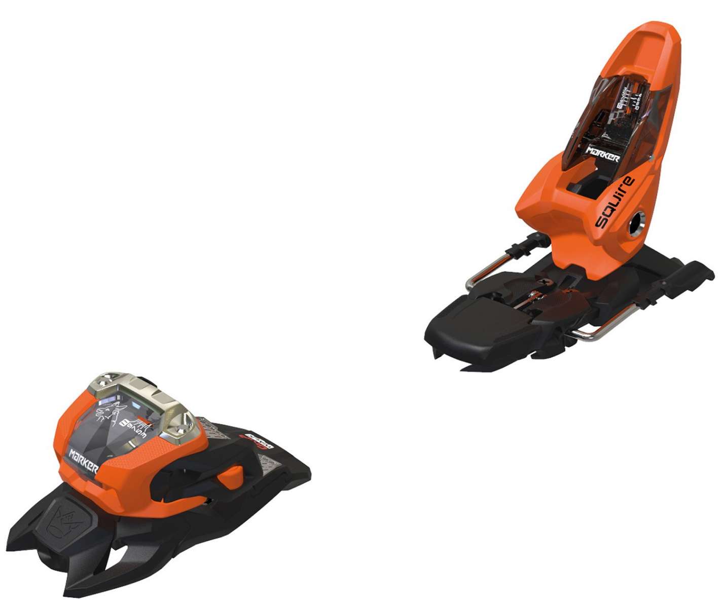 Marker Squire 11 ビンディング オレンジ/ブラック Marker Squire 11 Ski Bindings 2023 – Ski Pro AZ