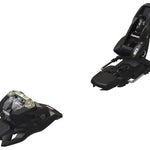 Marker Squire 11 Ski Bindings 2024 - Black bindings with silver screws and a black plastic base plate.