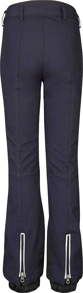 Killtec Junior Girl's Maura Softshell Pants 2019-2020 - Dark-colored softshell pants with a subtle pattern on the lower leg.