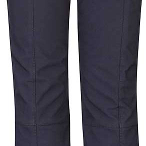 Killtec Junior Girl's Maura Softshell Pants 2019-2020 - Dark-colored softshell pants with a subtle pattern on the lower leg.