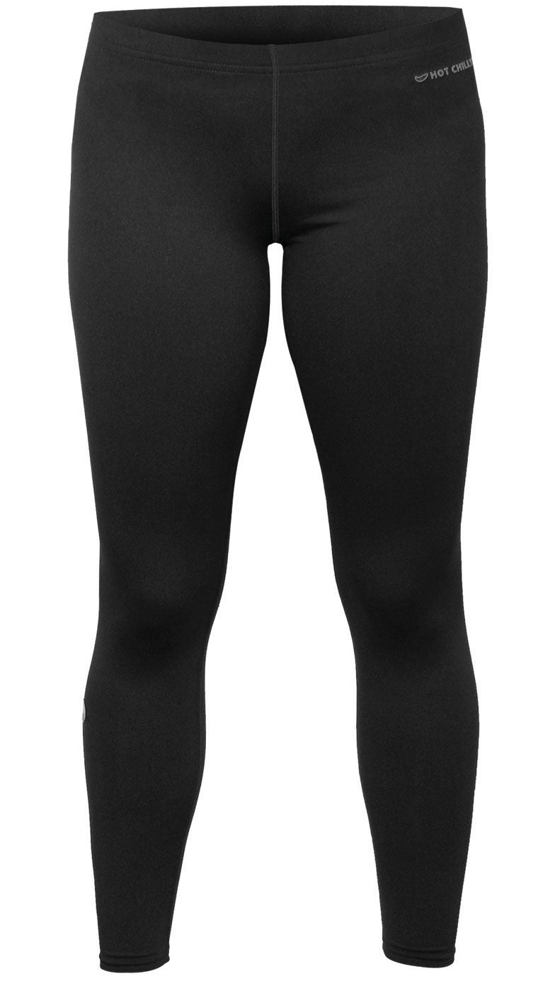 Hot Chillys Ladies' MTF Chamois Bottom Baselayer - A black baselayer with a chamois pad visible on the rear of the garment.