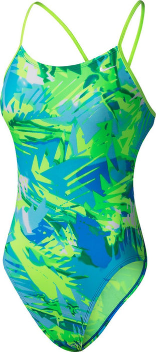 Nike Swim Ladies' Tropic Cut-Out Tank One-Piece Swimsuit