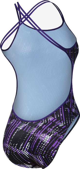 Nike Swim Ladies' Shark Spider Back Tank One-Piece Swimsuit