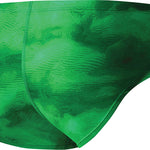 Nike Swim Men's Cloud Brief Swimsuit - A light blue men's swimsuit with a cloud pattern and a brief style cut.