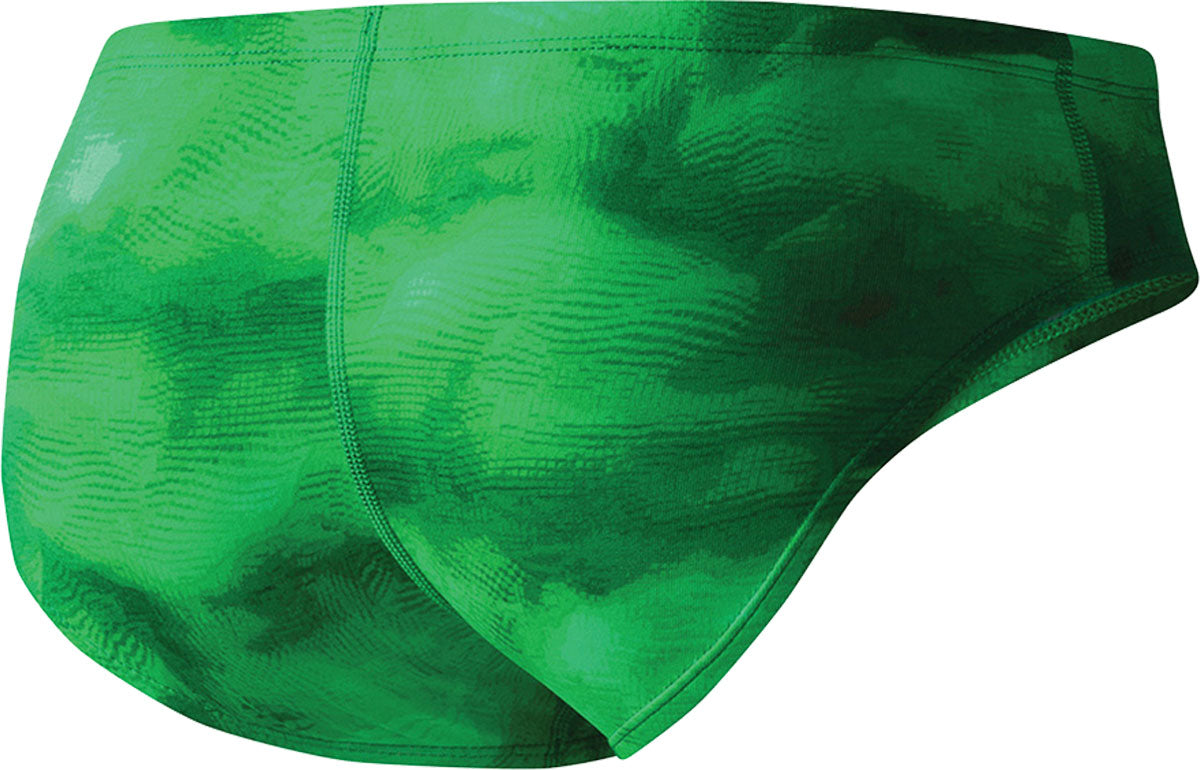 Nike Swim Men's Cloud Brief Swimsuit - A light blue men's swimsuit with a cloud pattern and a brief style cut.