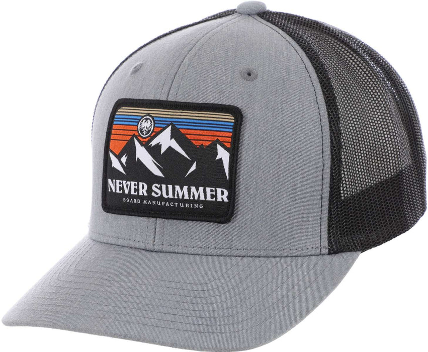 Never Summer Retro Sunset Adjustable Trucker Hat 2024