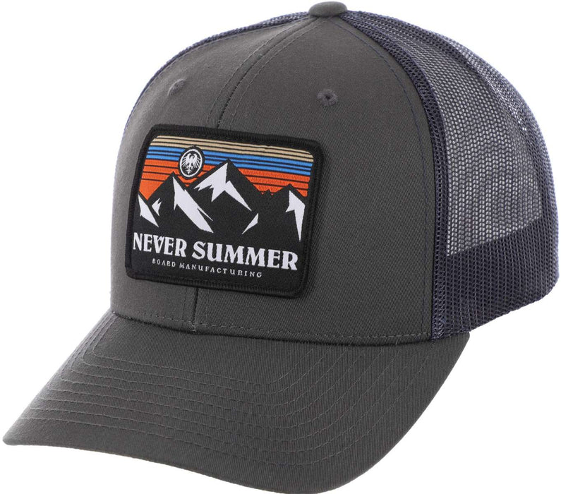 Never Summer Retro Sunset Adjustable Trucker Hat 2024