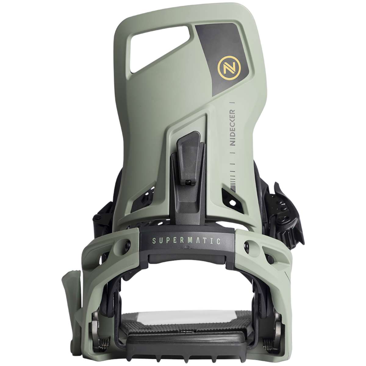 スノーボード 23-24 NIDECKER SUPER MATIC M Olive □ Nidecker □ Supermatic Bindings 2023-24 / Olive - LADE