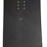 Nidecker Women's Venus Plus Snowboard 2024 - A black snowboard with a floral pattern on top and a solid black bottom.