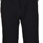 Killtec Men's Nilam Softshell Pants 2019-2020 - Black pants with adjustable suspenders and zippered pockets.