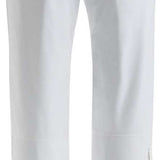 Nils Ladies Addison 3.0 Insulated Pant - White pants with a slight sheen, featuring two back pockets and a small pocket on the right thigh.